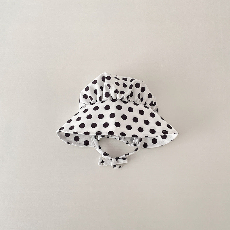 Gorro de lunares para bebés al por mayor